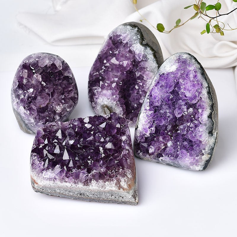 Natural Amethyst Cluster - Elegant Home Decoration, perfect for adding a touch of tranquility and beauty to any space.