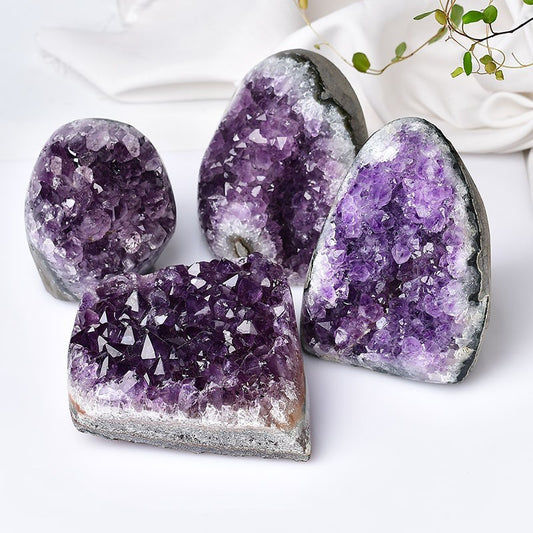 Natural Amethyst Cluster - Elegant Home Decoration, perfect for adding a touch of tranquility and beauty to any space.